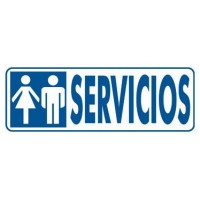 SEÑAL "SERVICIOS" 175X65 PVC GRIS ARCHIVO 2000 6177-00 GS (Espera 4 dias)